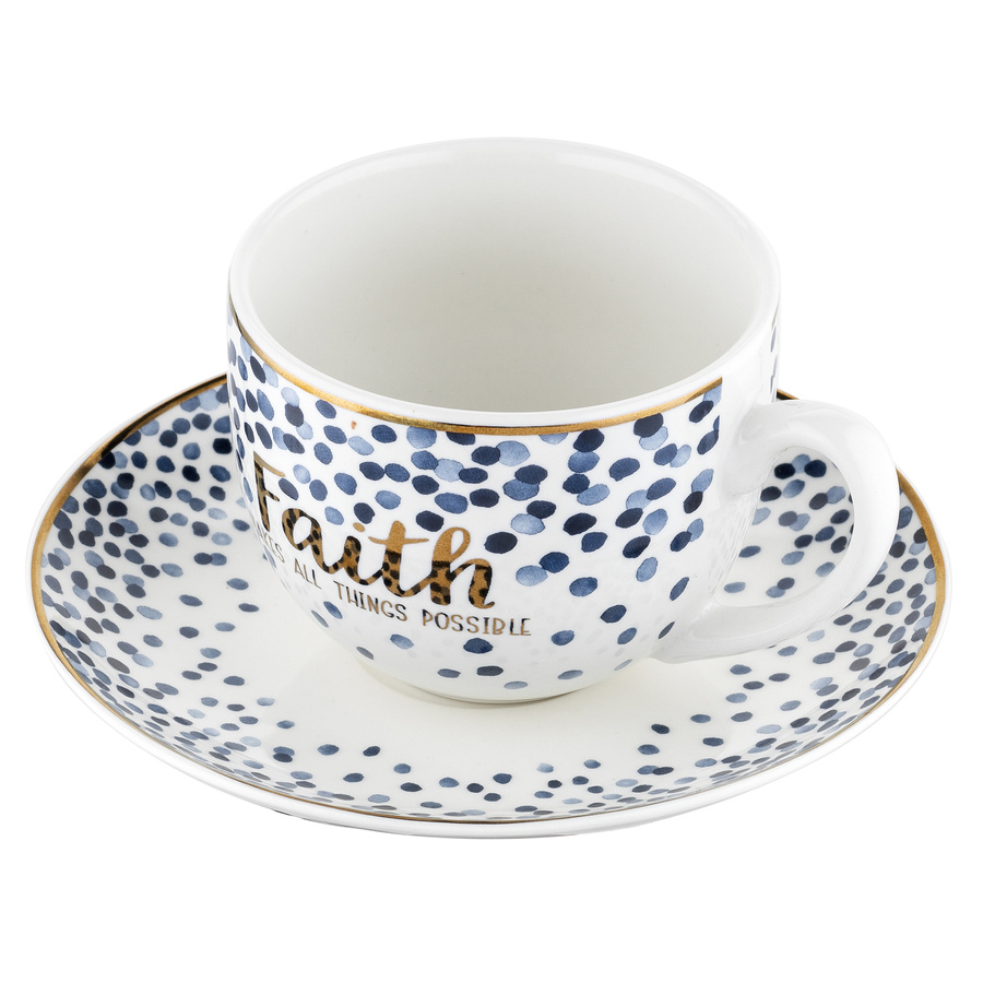 Filiżanka ze spodkiem Florina Mare Faith 240 ml