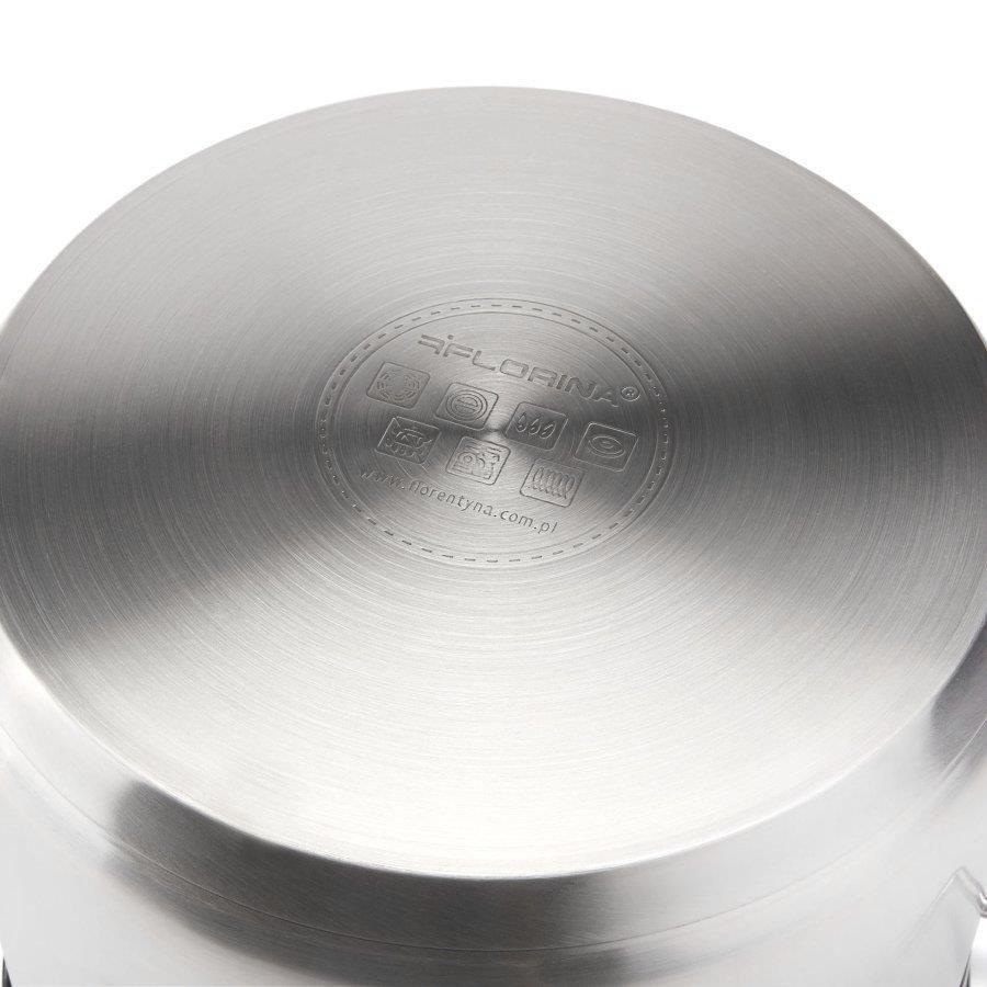 Garnek nierdzewny Florina Gastro prosty 26 cm 11 l