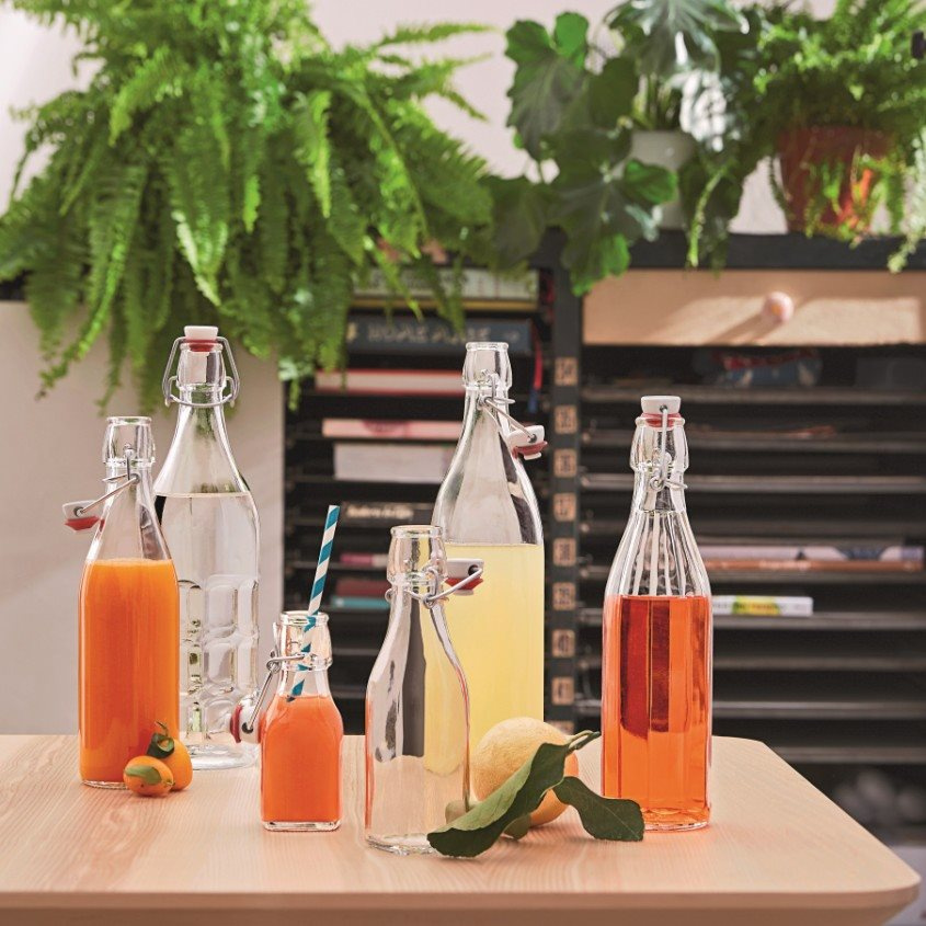 Butelka do oliwy Bormioli Rocco Swing 1 l korek biały