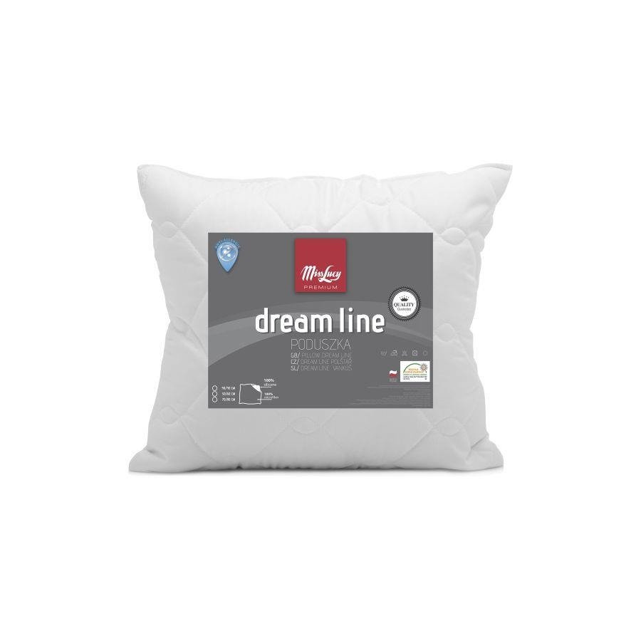 Poduszka Miss Lucy Dream Line 0,4 Kg biała 50 x 50 cm