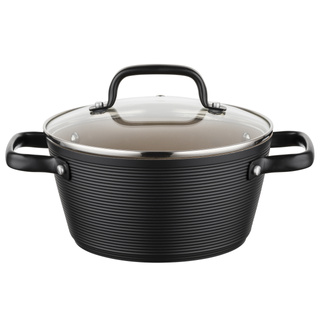 Garnek aluminiowy Carina Black by Mateusz Gessler 20 cm 2,2l 