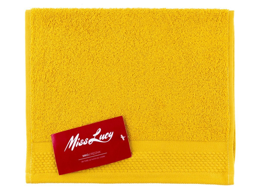 Ręcznik Miss Lucy Miko 30 x 50 cm żółty