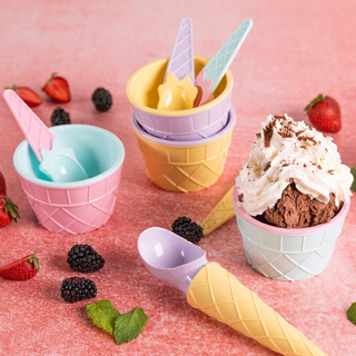 Foremki do lodów z łyżeczkami Praktyczna 4 elementy