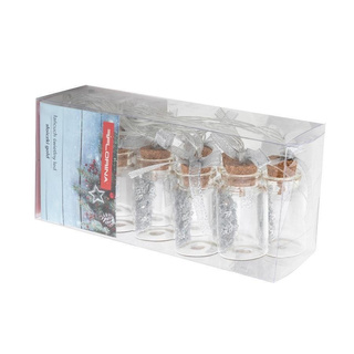 Łańcuch świetlny LED Florina Słoiczki Gold 10 lampek