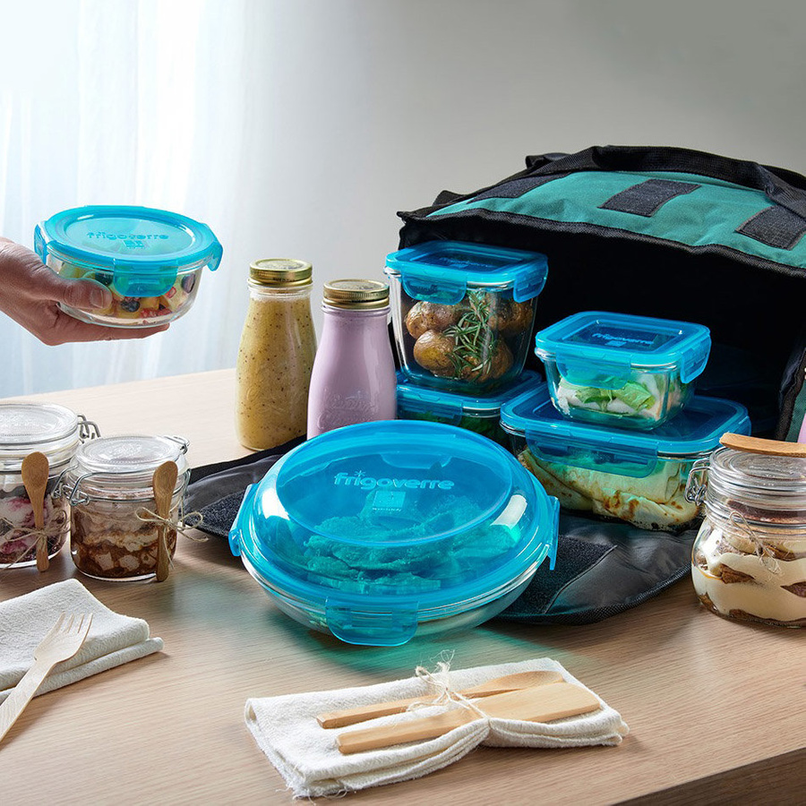 Pojemnik do żywności Bormioli Rocco Evolution 12 x 12 cm