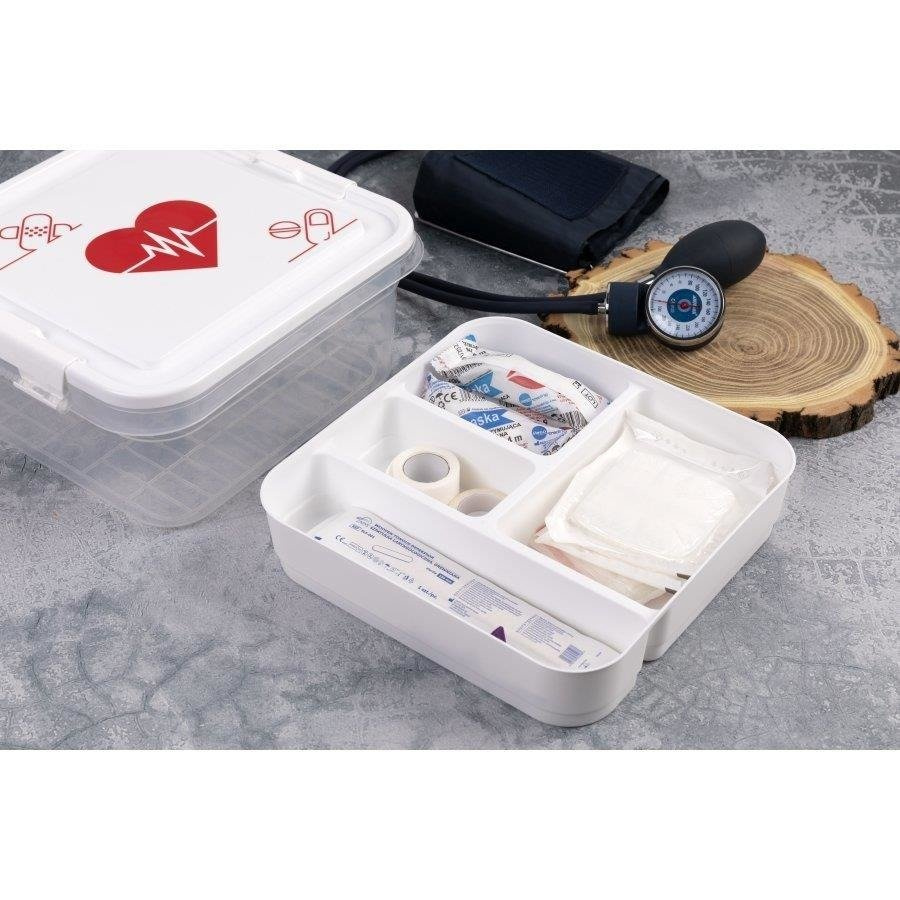 Organizer pojemnik na leki Praktyczna 25 x 26 x 11 cm