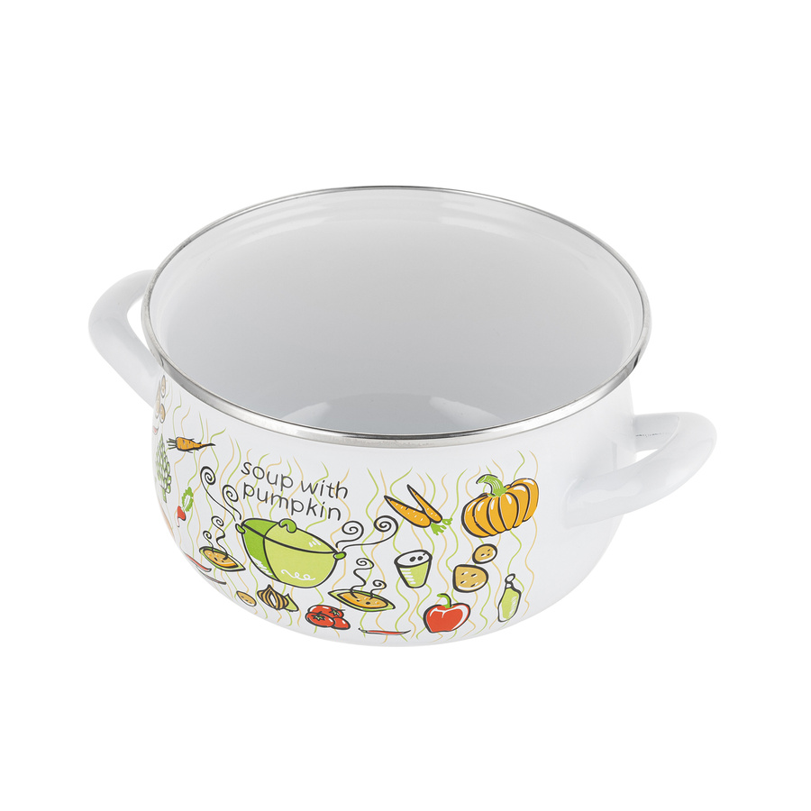 Garnek emaliowany Emalia Polska Pleszew Lumino 16 cm 2,2 l