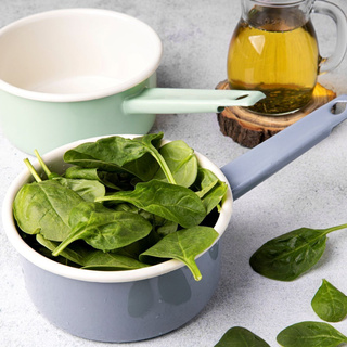 Rondel emaliowany Emalia Polska Pleszew Forte 14 cm szary 1l