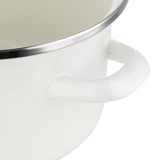 Garnek emaliowany Emalia Polska Pleszew Fruits by Mateusz Gessler 22 cm 4,8 l