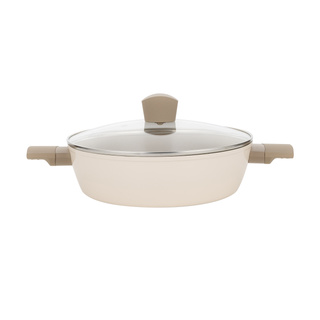 Patelnia głęboka aluminiowa Florina Mokka 24 cm 2,4 l