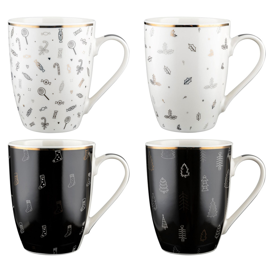 Kubek porcelanowy Florina Winter Glam 340 ml