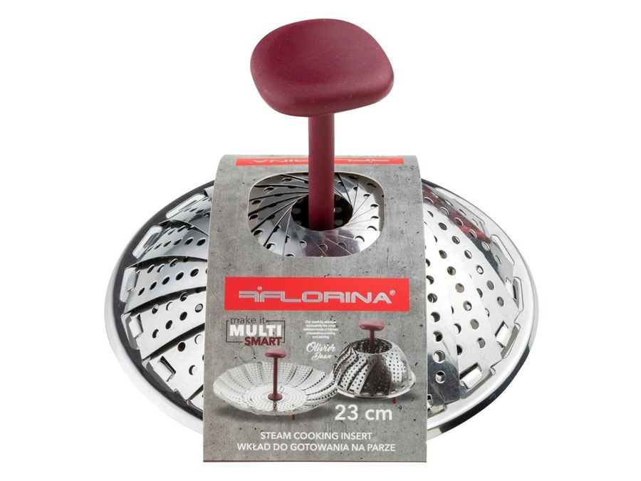 Wkład koszyk do gotowania na parze ze stali nierdzewnej Florina Smart Multi 23 cm