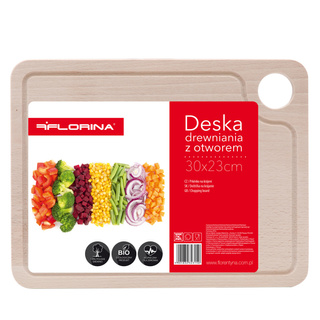 Deska kuchenna Florina z otworem 30 x 23 cm