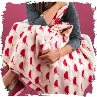 Koc Miss Lucy Olo 150 x 200 cm ptaszki