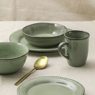 Talerz deserowy Florina Rusty Dots 20 cm