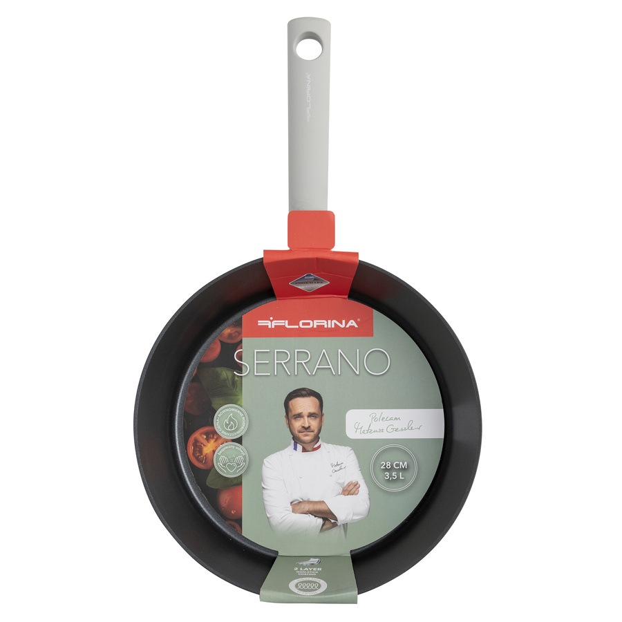 Patelnia aluminiowa głęboka Serrano by Mateusz Gessler 28 cm 3,5l