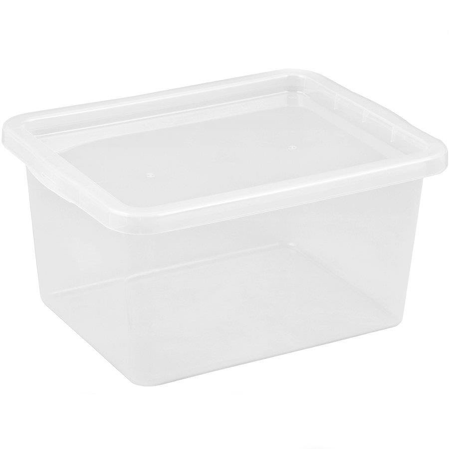 Zestaw 4 pojemników z pokrywą Basic 48l