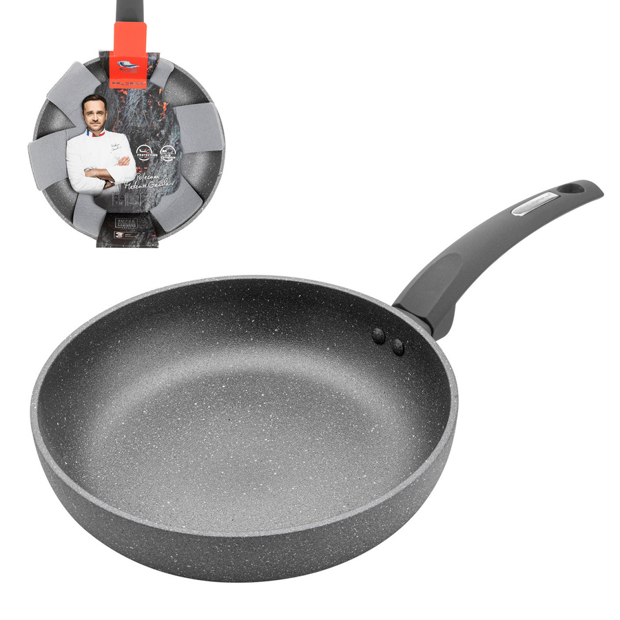 Zestaw patelni Florina Lava Stone by Mateusz Gessler 20 cm i 24 cm