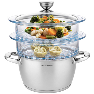 Garnek do gotowania na parze Florina Stima 20 cm 4 elementy