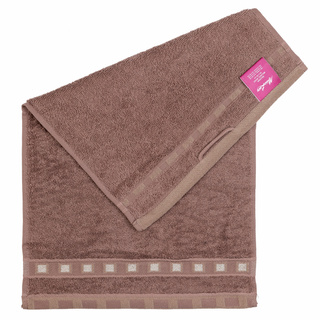 Ręcznik bawełniany Miss Lucy Michael Basic 30x50 cm taupe