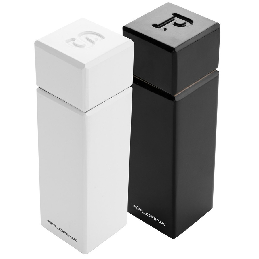 Młynek kubistyczny Florina czarny 18 cm