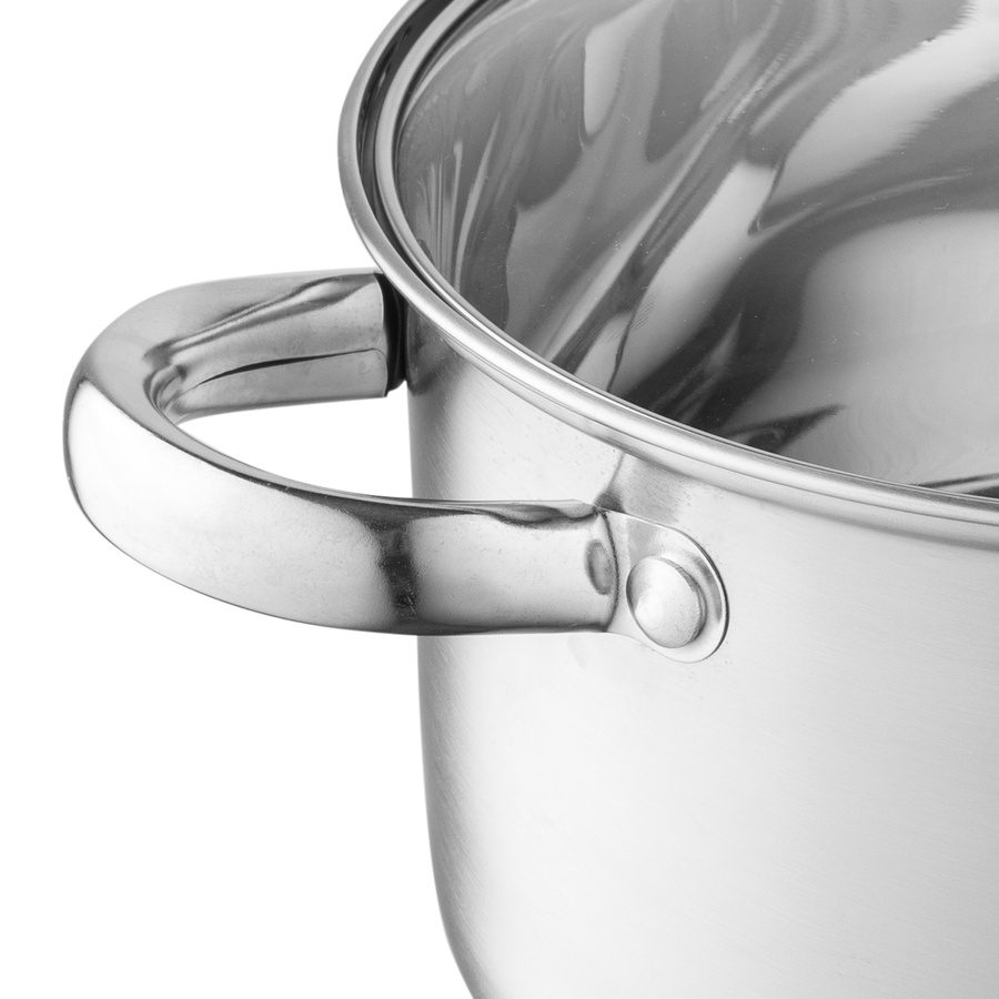 Komplet garnków nierdzewnych Florina Harry 8 elementów