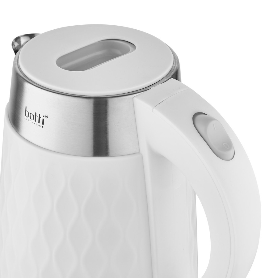Czajnik elektryczny Botti Electronic James 1,7 l 1800 W biały