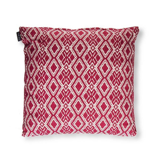 Poduszka Unique Living Frevo wzory 45 x 45 cm czerwona Miss Lucy