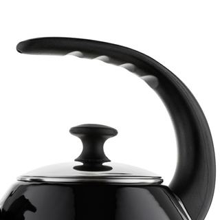 Czajnik emaliowany 2,2l Aperto gładki czarny