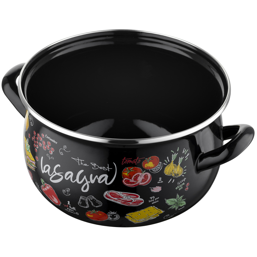 Garnek emaliowany Emalia Polska Pleszew Lasagna 20 cm 4,2 l