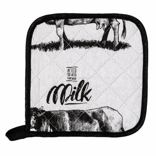 Rękawica kuchenna i łapka kuchenna Miss Lucy Milk 18x25 cm; 20x20 cm