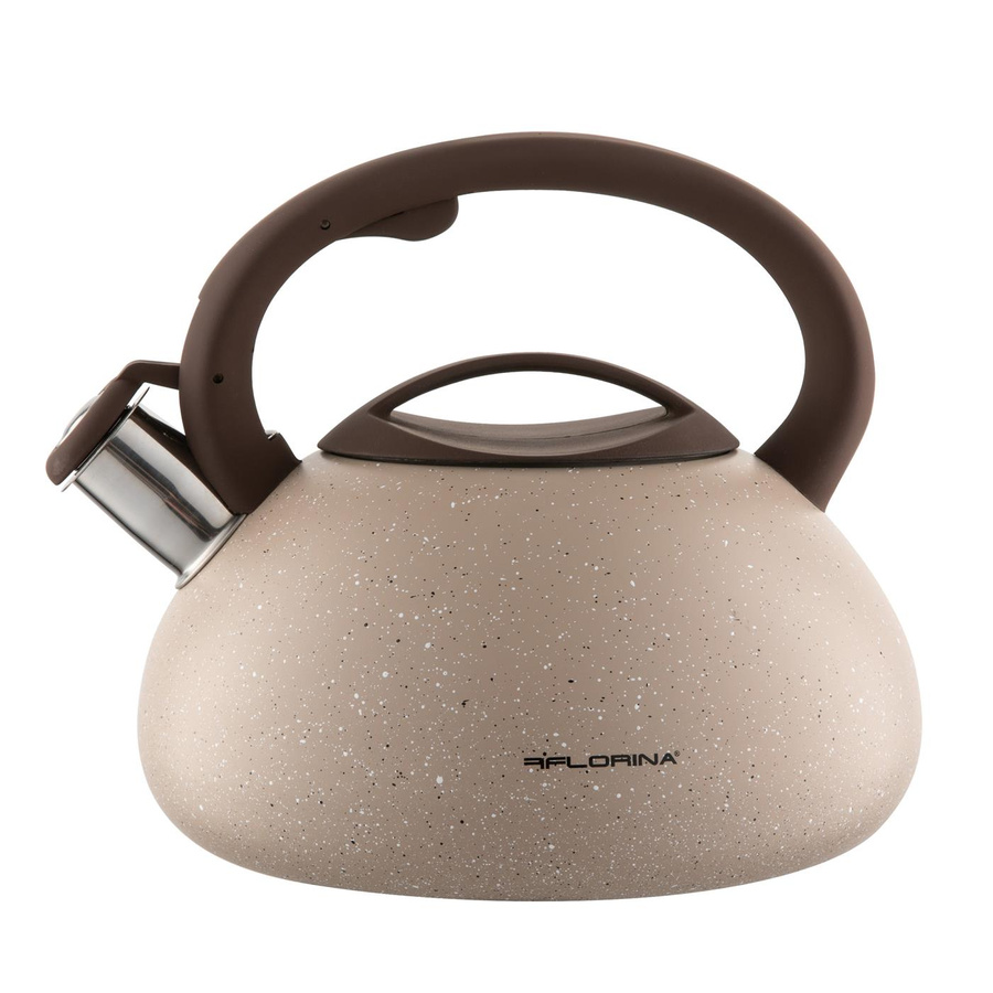 Czajnik nierdzewny na indukcję i gaz Florina Lava 2,5 l beżowy