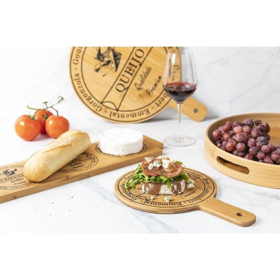 Deska do serów bambusowa Florina Fromage 40 x 30 x 1 cm