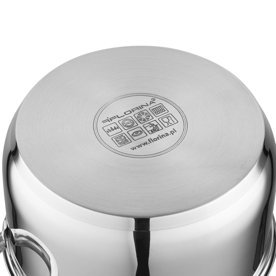 Garnek nierdzewny Florina Claude z pokrywą 24 cm 6,1 l