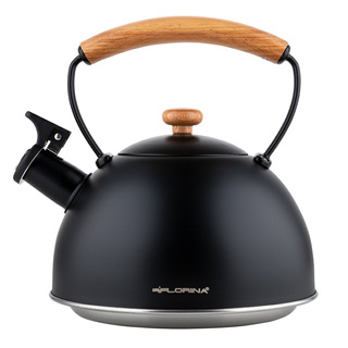 Czajnik nierdzewny Florina Natura Line czarny 2,3 l