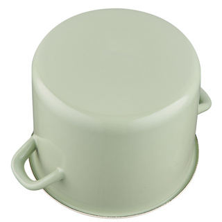 Garnek emaliowany Emalia Polska Pleszew Forte zielony 5l