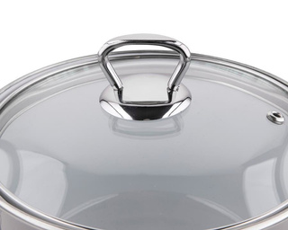 Garnek emaliowany Primario szary 20 cm 3,8 l Emalia Polska Pleszew