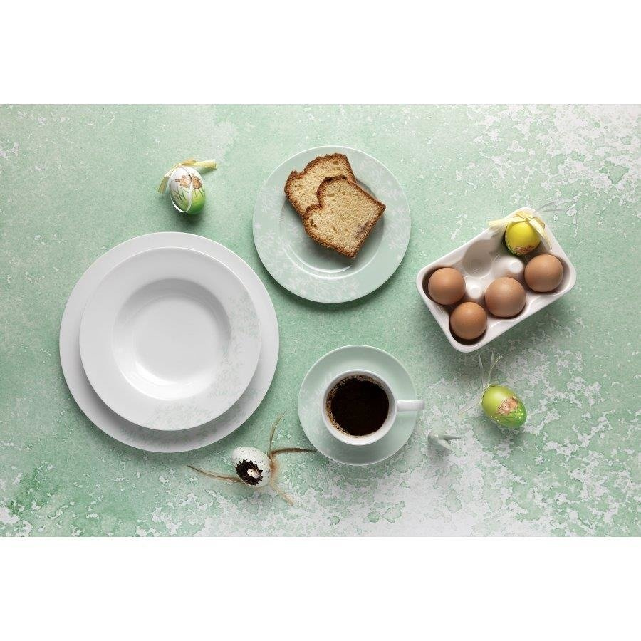 Talerz płytki Florina Leaves 27 cm zielony