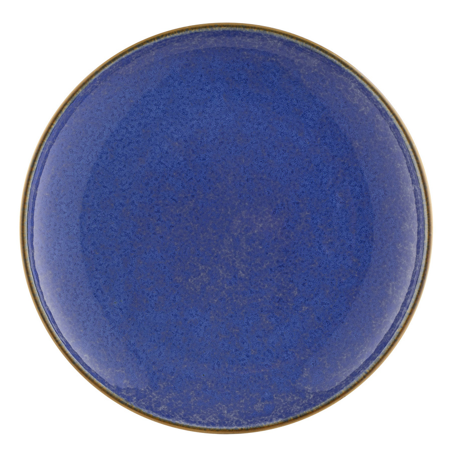Talerz deserowy porcelanowy Florina Carlos 20 cm niebieski