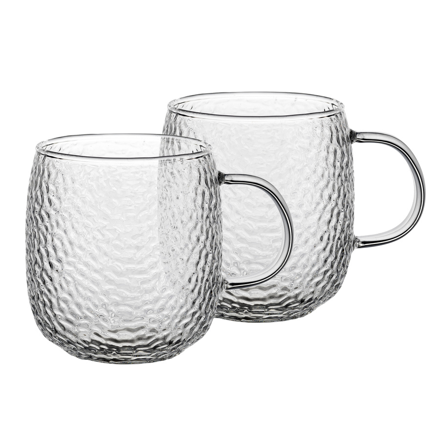 Kubek szklany Florina Savia 380 ml 2 sztuki