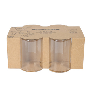 Kubki szklane Florina Costa 440 ml 4 sztuki