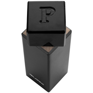 Młynek kubistyczny Florina czarny 18 cm