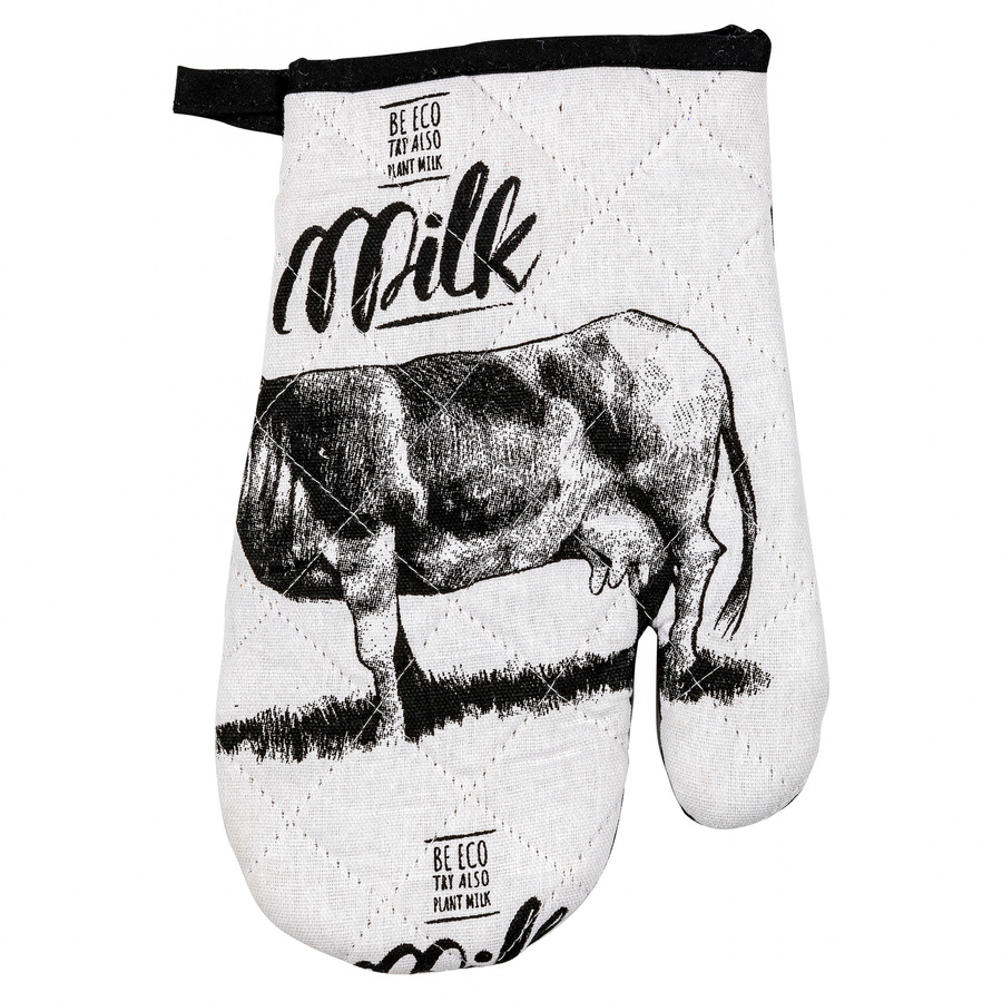 Rękawica kuchenna i łapka kuchenna Miss Lucy Milk 18x25 cm; 20x20 cm