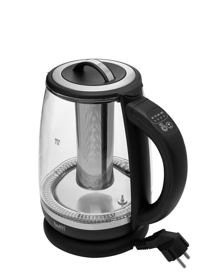 Czajnik elektryczny z regulacją temperatury szklany Botti Electronic Calvin 2l