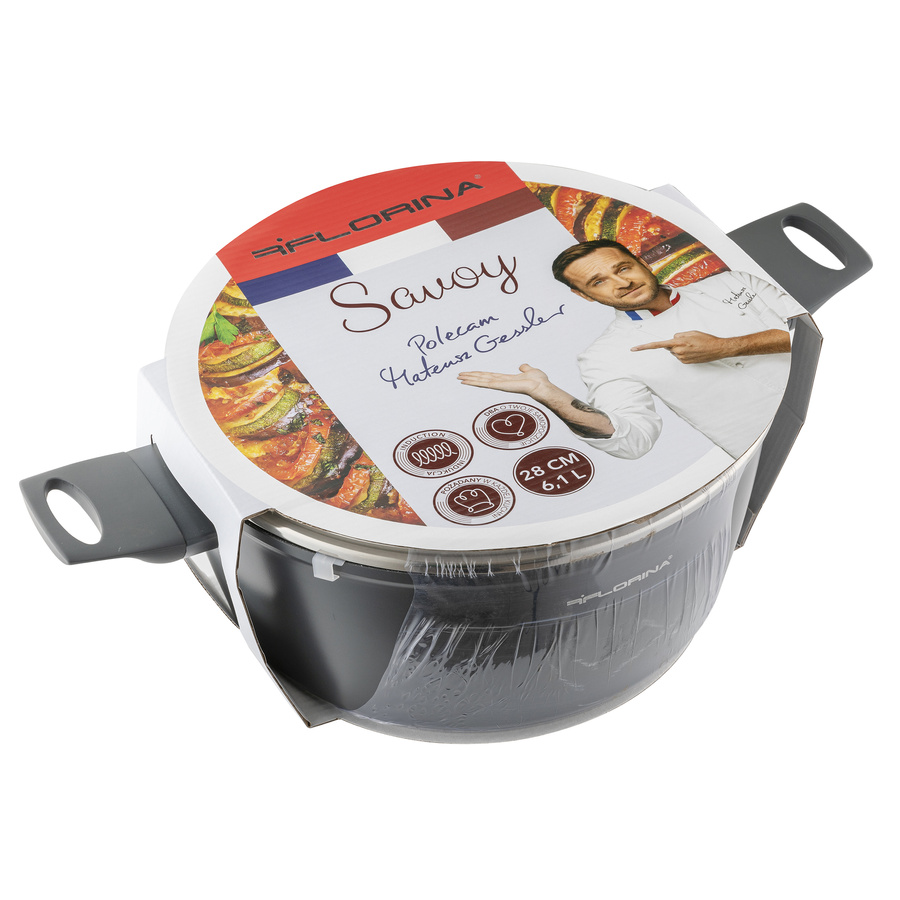 Garnek aluminiowy Florina Savoy by Mateusz Gessler 28 cm 6,5 l