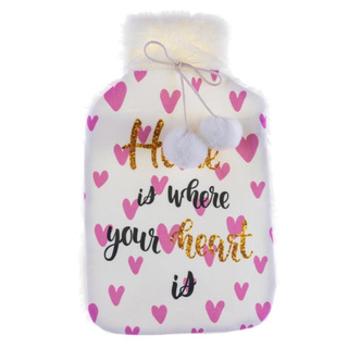 Termofor w pokrowcu z ciepłego polaru Florina 2 l 35,5 x 18,5 cm