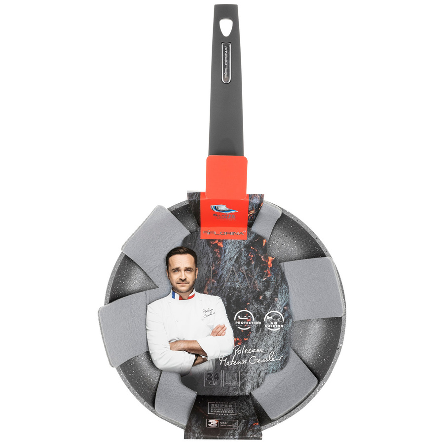 Zestaw patelni Florina Lava Stone by Mateusz Gessler 20 cm i 24 cm