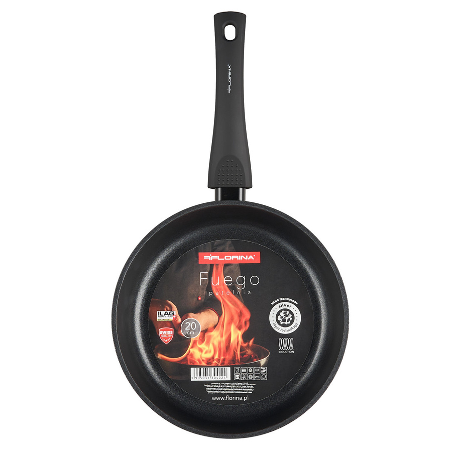 Zestaw trzech patelni nieprzywierających Florina Fuego 20 24 i 28 cm