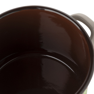 Garnek emaliowany Emalia Polska Pleszew Bruna 16 cm 2,5 l