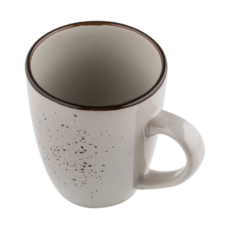 Kubek ceramiczny Florina Azzuro 365 ml brązowy